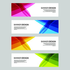 Vector Abstract banner web template