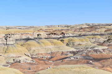 paysage Bisti badlands