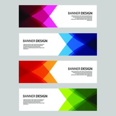 Vector Abstract banner web template