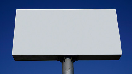 Empty or blank advertisement billboard to put your design on it.                   