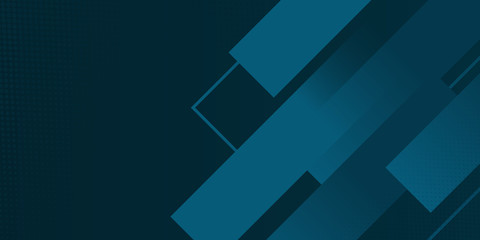Fototapeta premium Modern blue abstract gradient shine lines background for presentation design.