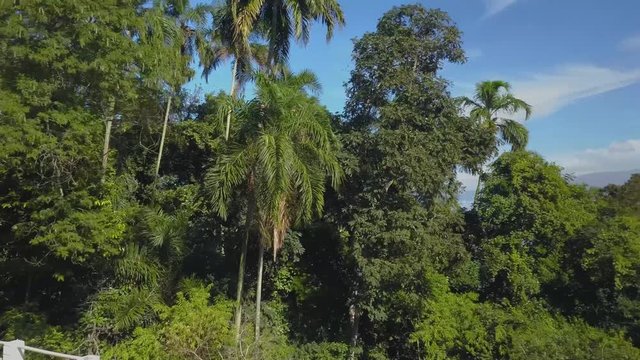 Aerial view of 18th century military bridge