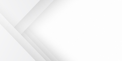 White abstract background geometry shine and 3D layer element vector for presentation design. Suit for business, corporate, institution, party, festive, seminar, and talks. 