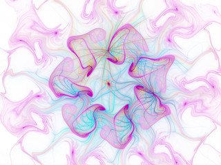 surreal futuristic digital 3d design art abstract background fractal illustration for meditation and decoration wallpaper