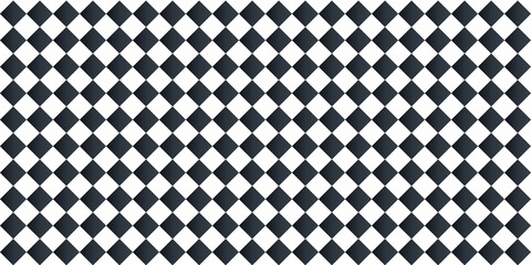 Background with monochrome black and white square texture. Square pattern template 