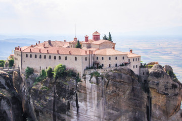 Fototapeta na wymiar Meteora Monastery, Thessaly beautiful mountains, landscapes, views, scenery, Greece