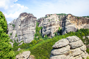 Meteora Monastery, Thessaly beautiful mountains, landscapes, views, scenery, Greece