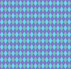 Easter day Argyle. Pattern Scottish cage