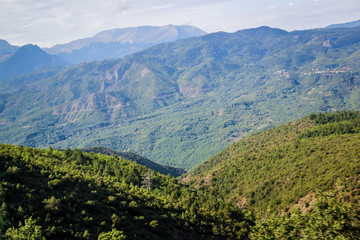 Thessaly beautiful mountains, forests, views, landscapes, scenery, Greece