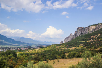 Meteora monastery, Thessaly beautiful mountains, views, landscapes, scenery, Greece