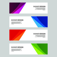 Fototapeta premium Vector Abstract banner web template