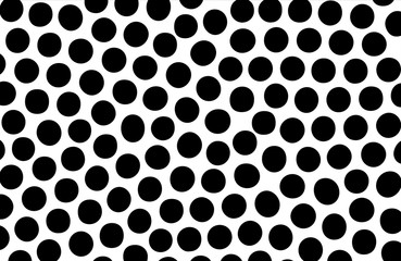 black in white dotted pattern