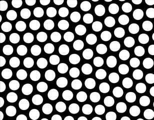 white in black dotted pattern