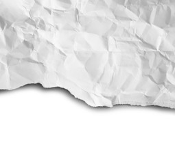 ripped paper isolated on white background 