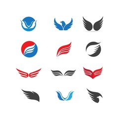 Fototapeta na wymiar Wing logo