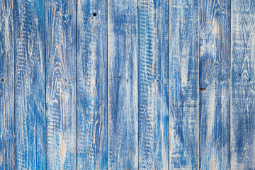 Fototapeta na wymiar Blue white wooden texture for background