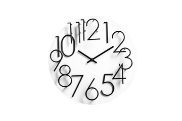 wall clock with large numbers