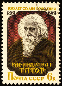 Indian poet Rabindranath Tagore