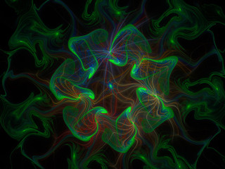 surreal futuristic digital 3d design art abstract background fractal illustration for meditation and decoration wallpaper