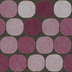 Tile pattern interior- seamless 3D illustration