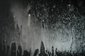 Soap bubbles background- suds liquid. Water abstract- pattern texture. Nature beauty- view top