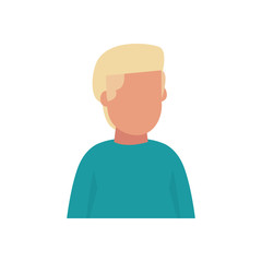 Isolated avatar man flat style icon vector design