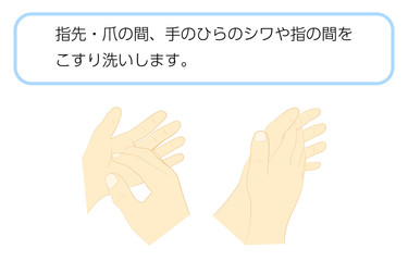 正しい手の洗い方