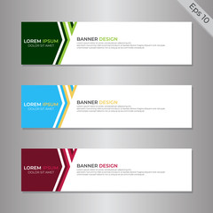 Vector Design Modern Banner Background Template