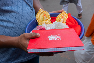 Idols of Laxmi and Ganesh, India