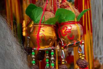 Worship elements for Hindu Goddess Kali