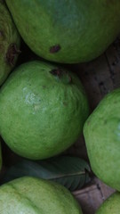 green guava on the market