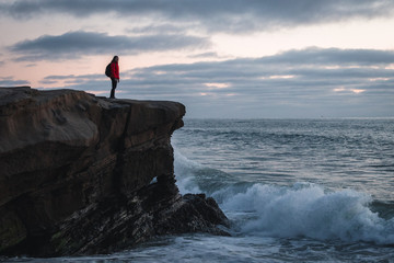 Stand, Kalifornien, USA Sonnenuntergang