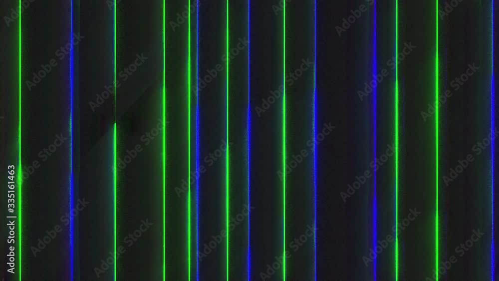 Poster computer generated chromatic aberration bands. pixel multi-colored neon noise. 3d rendering abstract