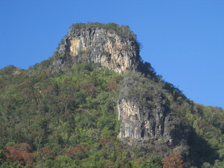 Fototapeta na wymiar Megaliths, cliffs, rocks formations, landscapes in Chiang Dao Wildlife Sanctuary 