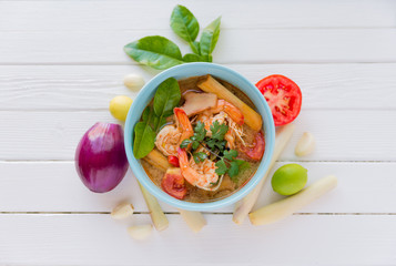 Tom Yum Kung, Traditional Thai hot spicy and sour soup