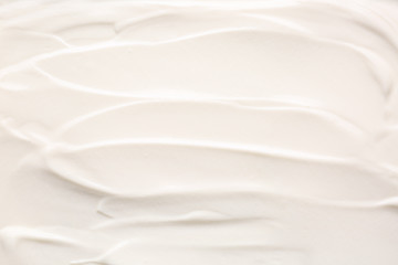 Texture of tasty sour cream, closeup
