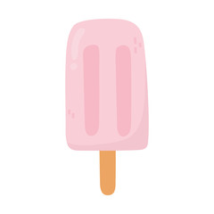 ice cream in stick sweet candy confectionery isolated icon