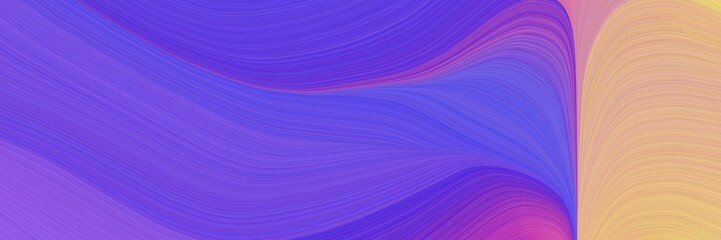 abstract flowing header design with slate blue, burly wood and pale violet red colors. elegant curved lines with fluid flowing waves and curves