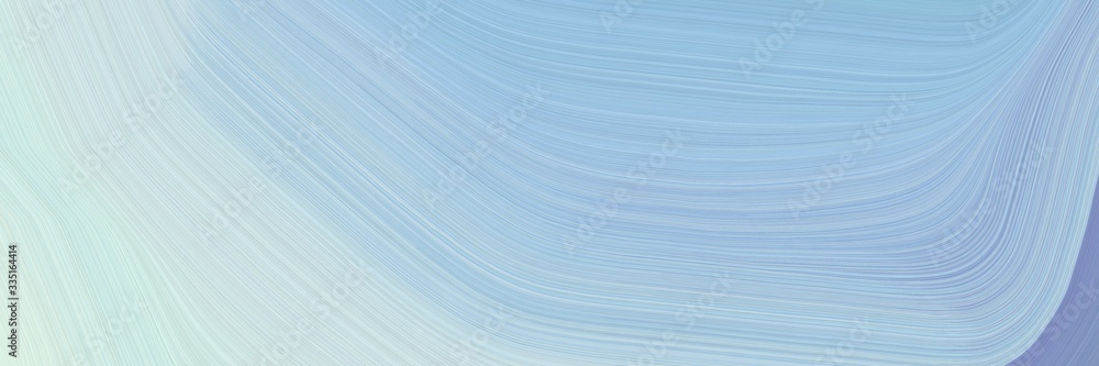 Poster abstract decorative banner design with light steel blue, lavender and powder blue colors. dynamic cu