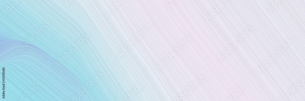 Aufkleber abstract artistic designed horizontal header with lavender, light blue and powder blue colors. dynam