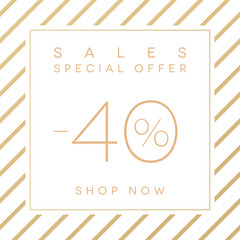 special offers discount sales poster