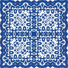 Portuguese vintage azulejo tiles.