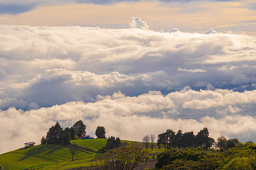 landscape with clouds