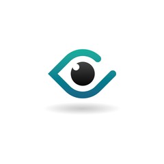 Fototapeta premium eye care logo icon