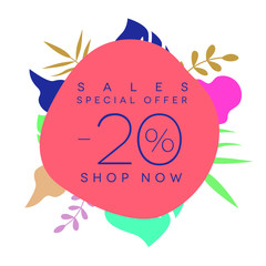 special offers discount sales poster