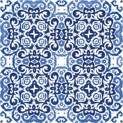 Ornamental azulejo portugal tiles decor.