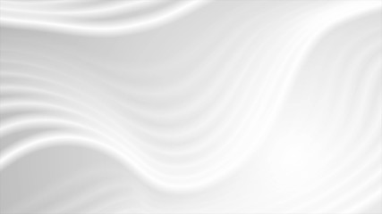 Grey liquid abstract 3d refracted waves background