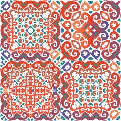 Mexican vintage talavera tiles.