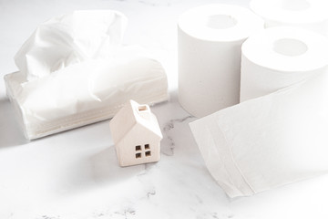 トイレットペーパー、トイレ、紙、日用品、ティッシュ