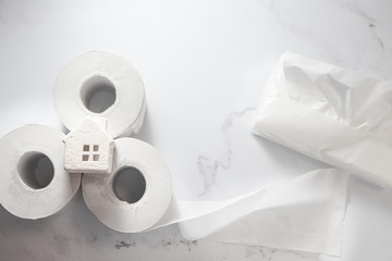 トイレットペーパー、トイレ、紙、日用品、ティッシュ